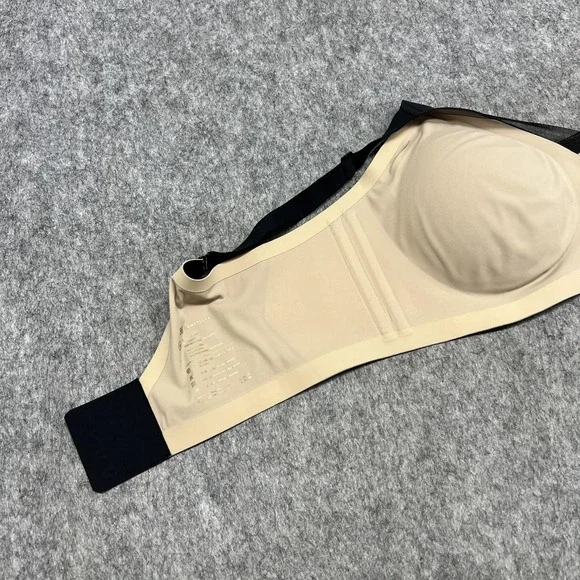 Honeylove Bra Womens 1X Beige Wireless Padded Lightly Lined Plus Size Mesh - Picture 14 of 16